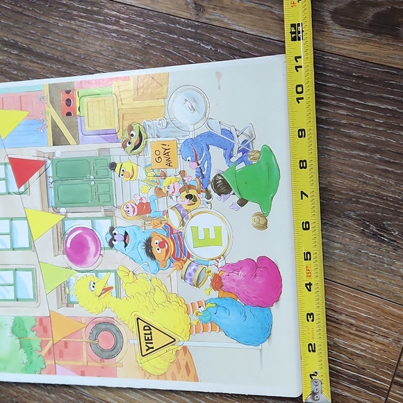 Vintage Sesame Street Shapes Learning Puzzle - Picture 11 of 11
